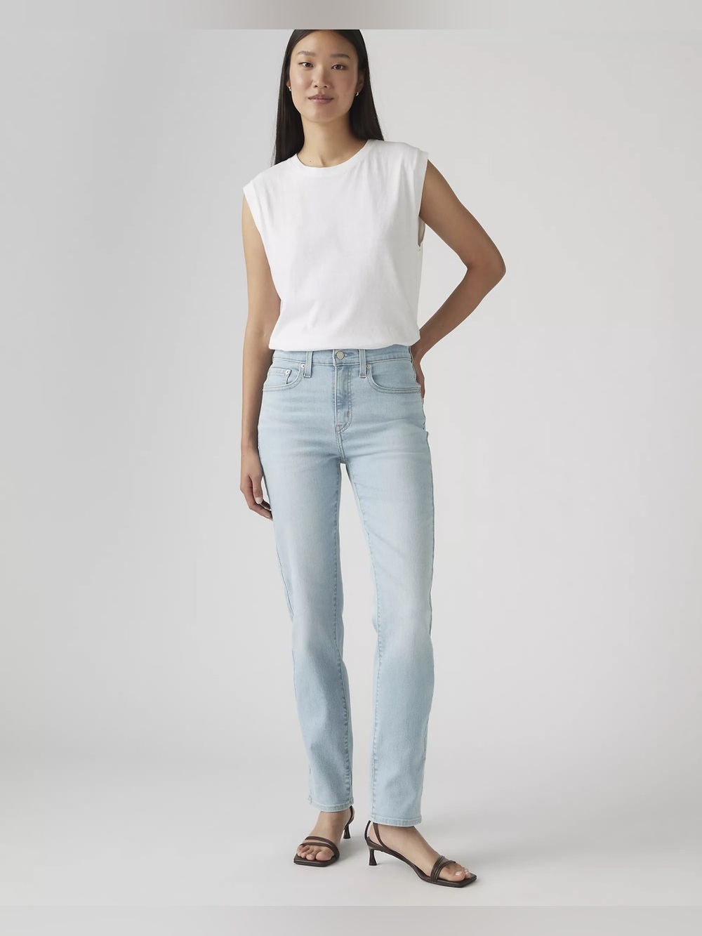 Levi’s 724 High Rise Straight Women's Jeans Light Wash